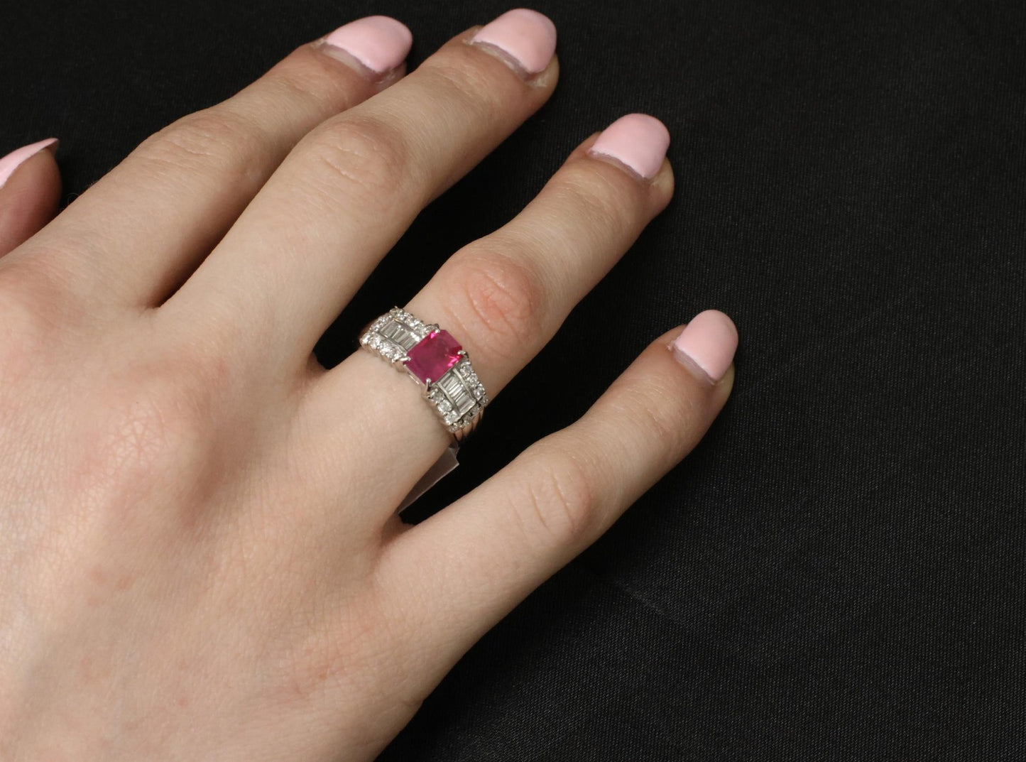 1.01ct Emerald Cut Diamond Engagement Ring — GIA Certified, 18k White Gold