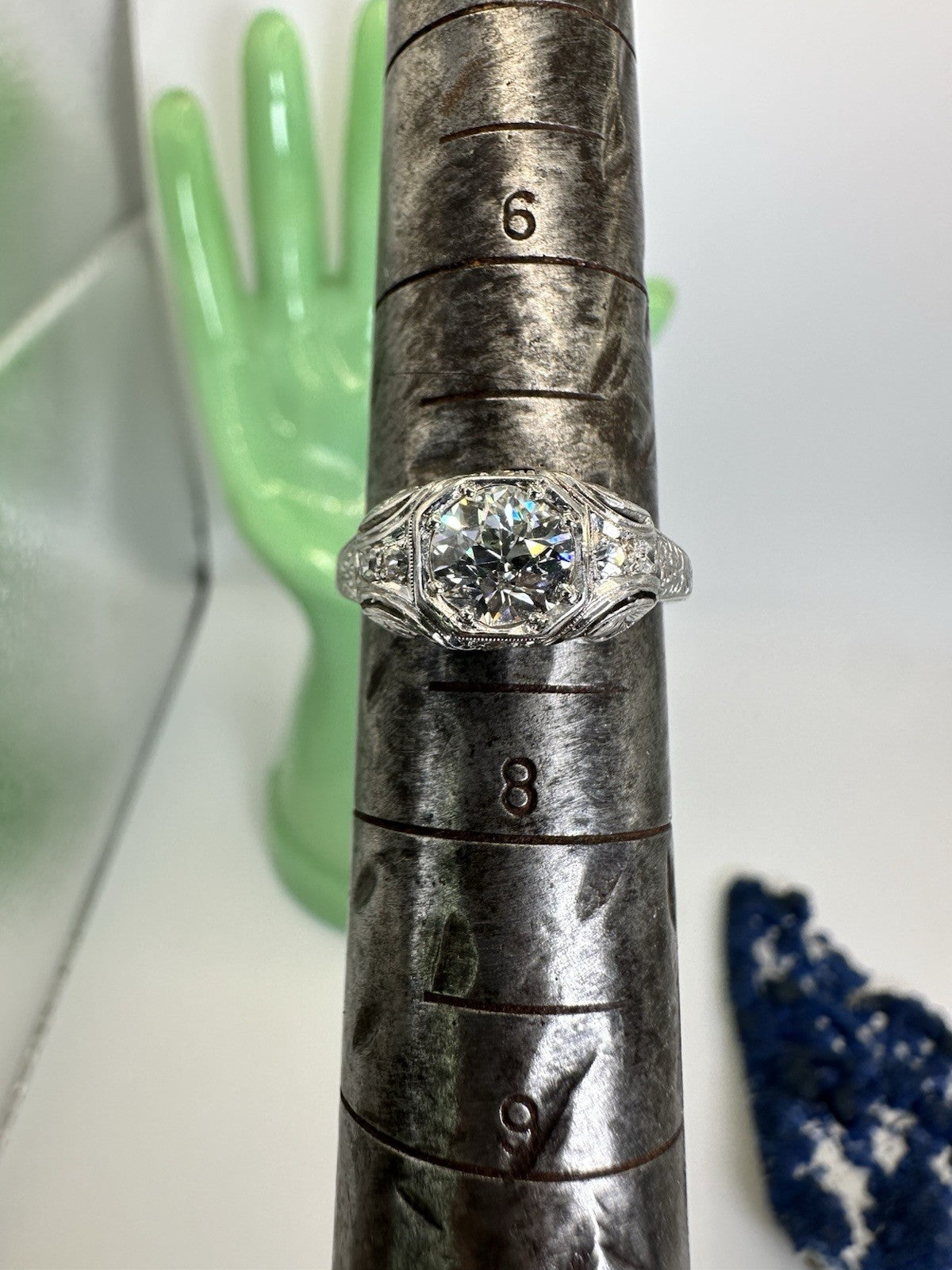 0.98ct Marquise Diamond Engagement Ring — GIA Certified, Platinum