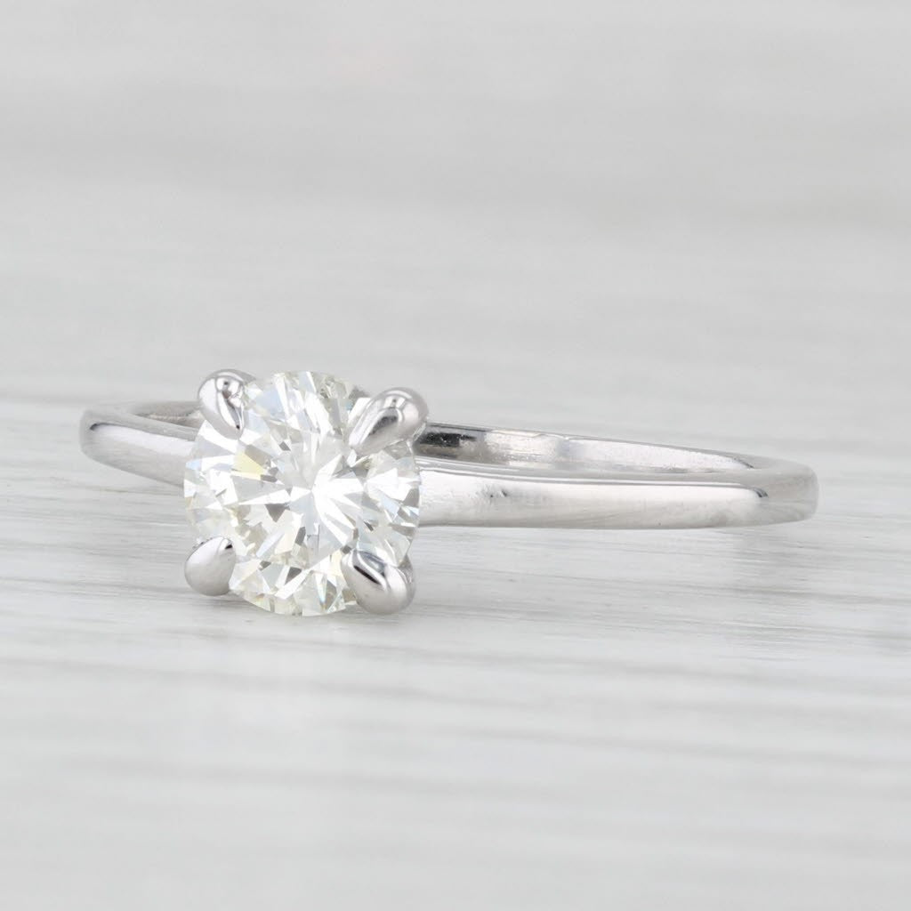 1.00ct Round Brilliant Diamond Solitaire Ring — GIA Certified, 14k White Gold