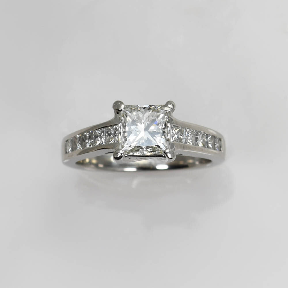 1.25ct Old European Cut Diamond Engagement Ring — GIA Certified, Platinum