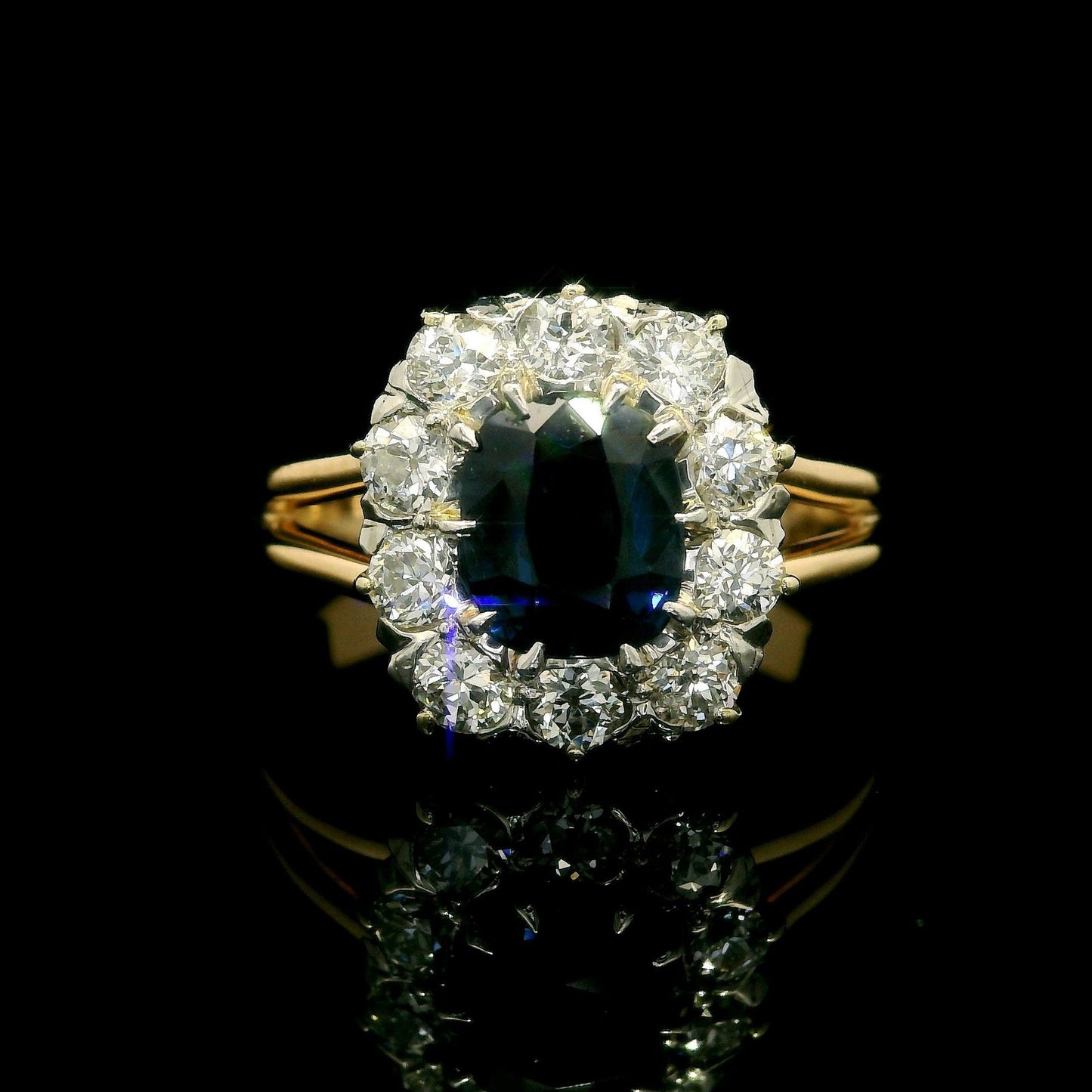1.06ct Cushion Modified Fancy Brownish Greenish Yellow Diamond Ring — GIA Certified, 18K White Gold