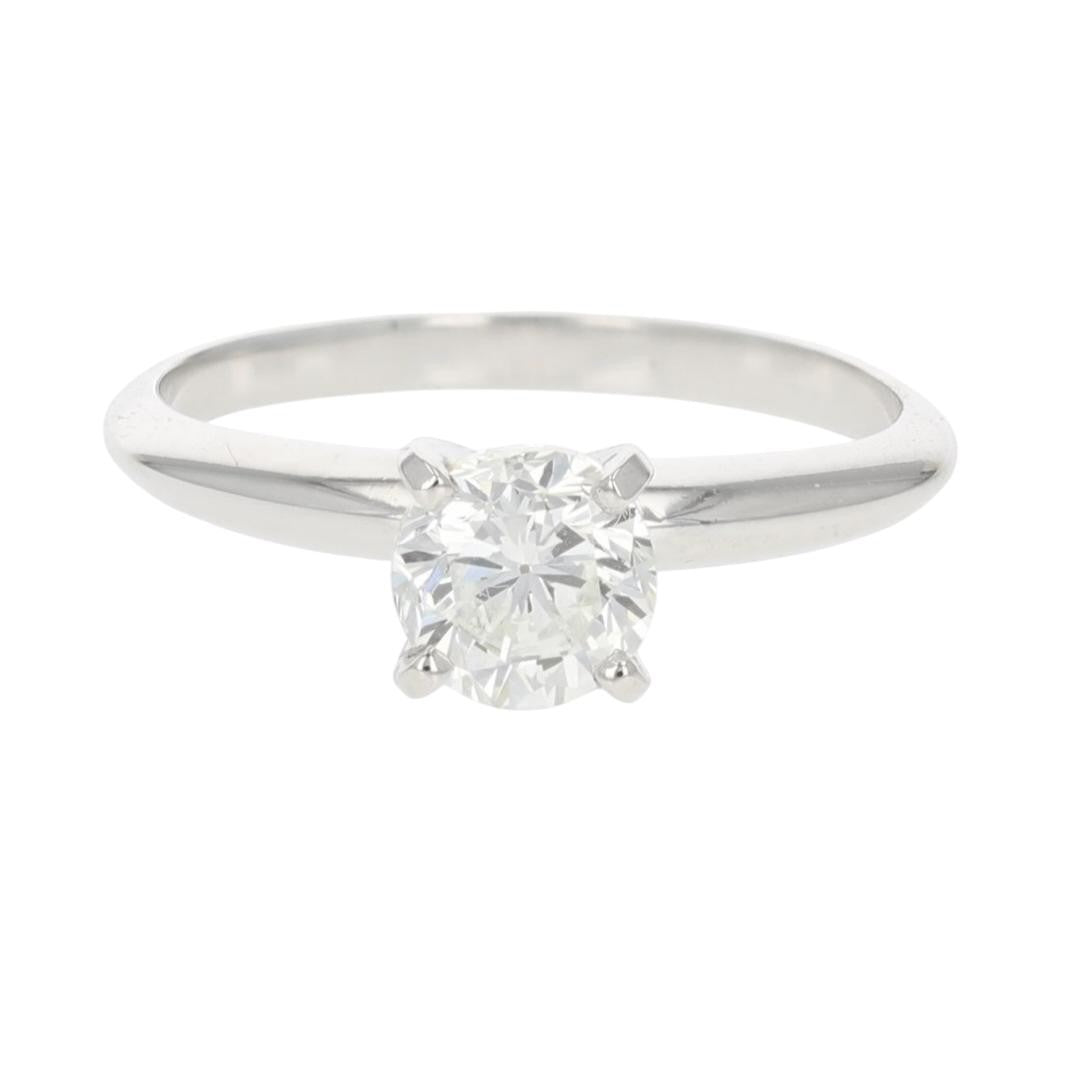 1.00ct Round Brilliant Diamond Solitaire Ring — GIA Certified, 14k White Gold