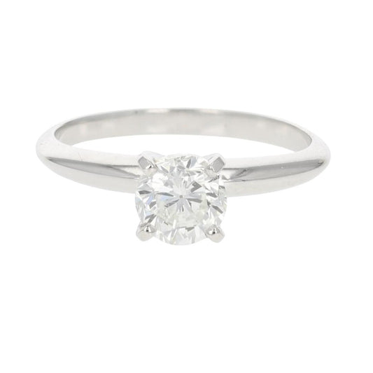 1.00ct Round Brilliant Diamond Solitaire Ring — GIA Certified, 14k White Gold
