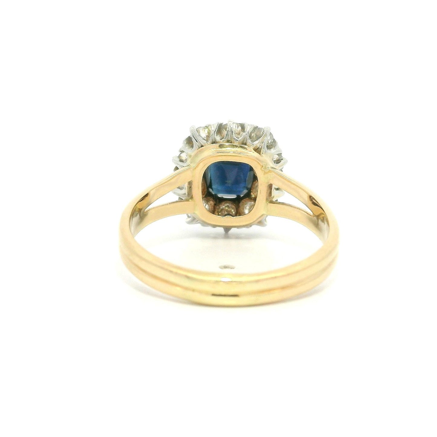 1.06ct Cushion Modified Fancy Brownish Greenish Yellow Diamond Ring — GIA Certified, 18K White Gold