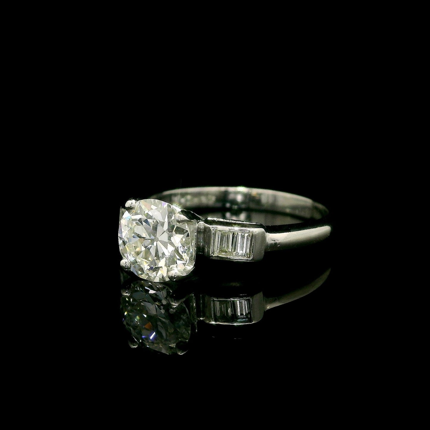 1.14ct Round Brilliant Diamond Halo Ring — GIA Certified, 14k White & Rose Gold