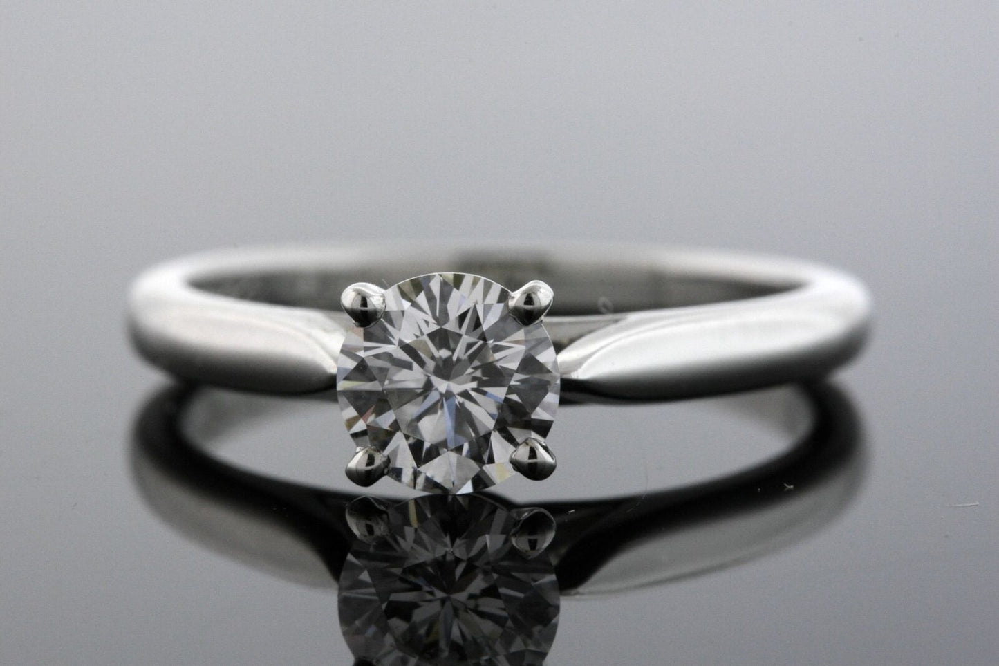 0.48ct Princess Cut Diamond Ring — GIA Certified, Platinum