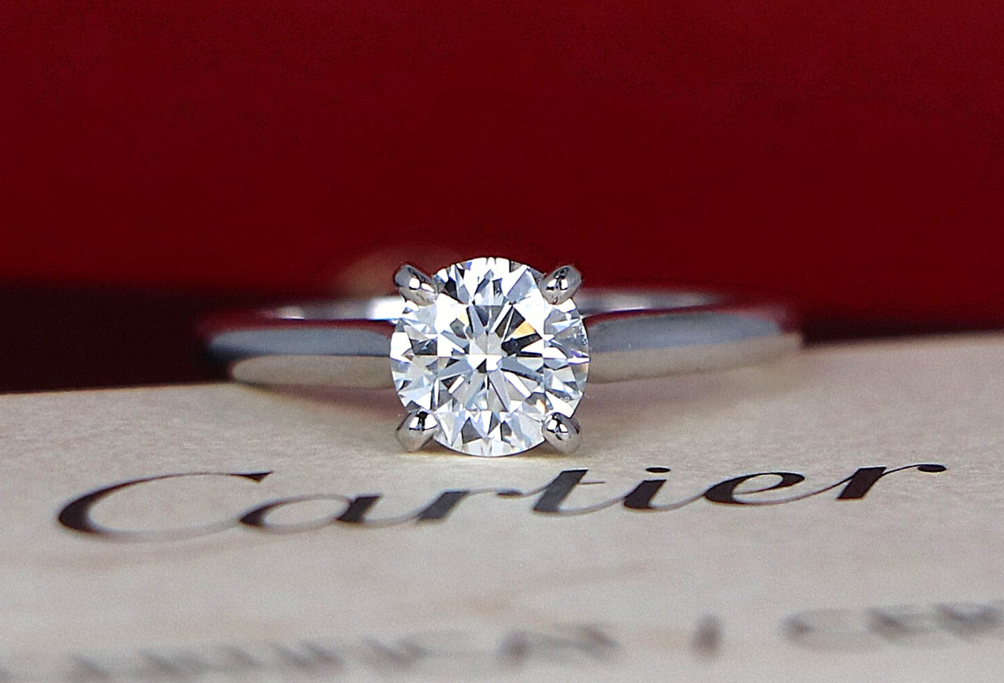 0.93ct Round Brilliant Diamond Solitaire Ring — GIA Certified, Platinum