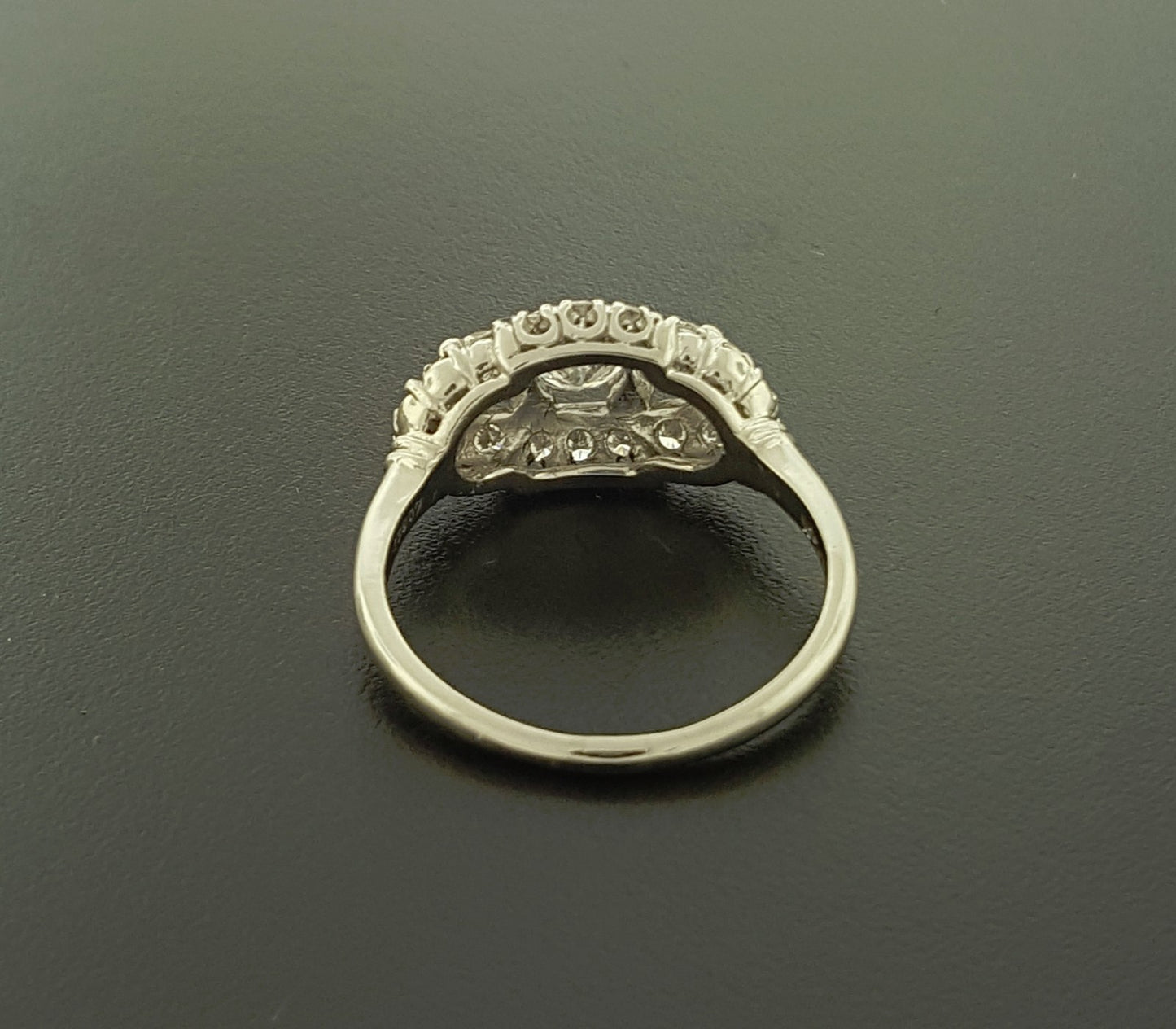 1.75ct Old Mine Cut Diamond Art Deco Ring — GIA Certified, Platinum