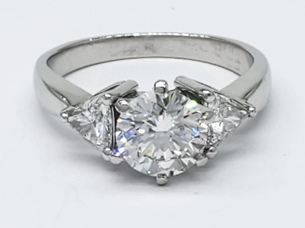 1.20ct Round Brilliant Diamond Engagement Ring — GIA Certified, Platinum