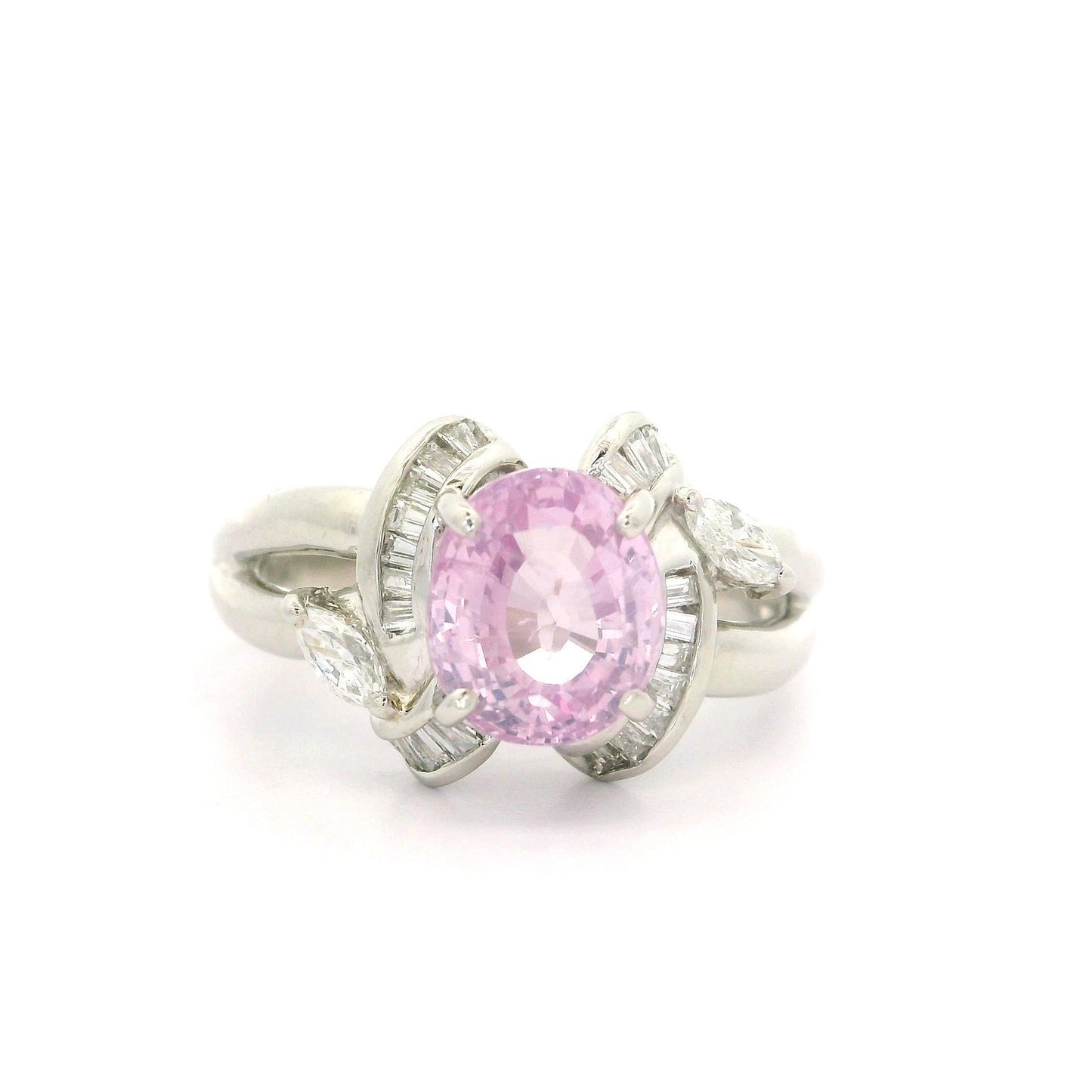 2.01ct Oval Ruby & Diamond Ring — GIA Certified, Platinum