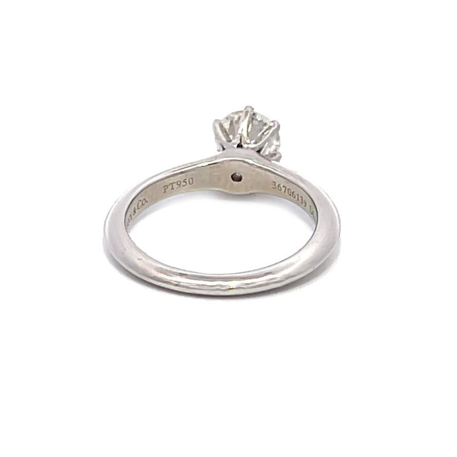 0.85ct Round Brilliant Diamond Solitaire Ring — GIA Certified, Platinum