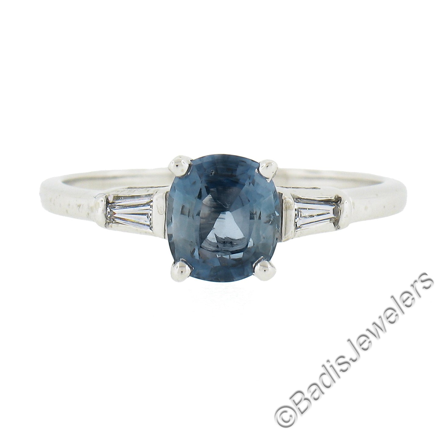 1.06ct Cushion Modified Fancy Brownish Greenish Yellow Diamond Ring — GIA Certified, 18K White Gold