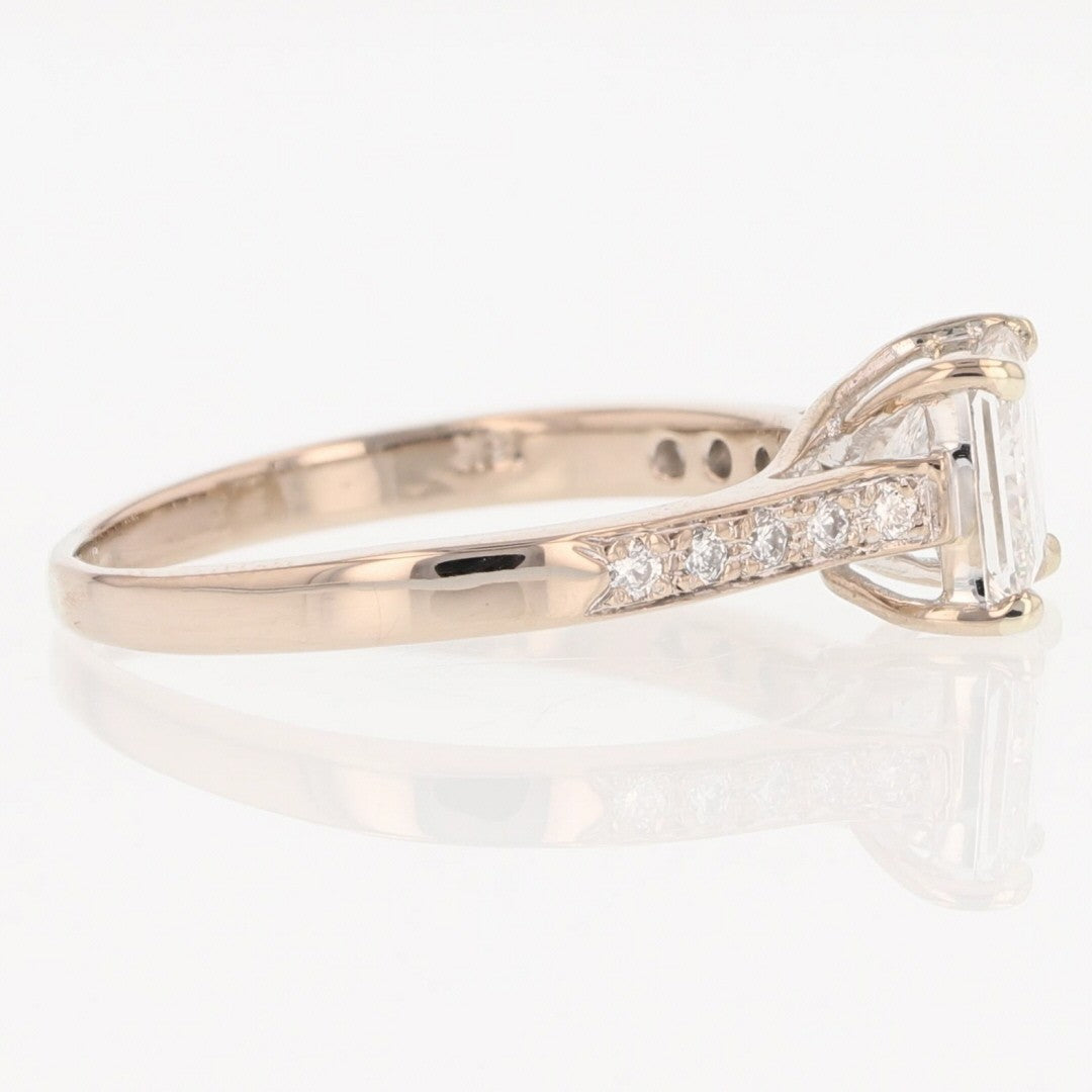 1.32ct Princess Cut Diamond Engagement Ring — GIA Certified, Platinum