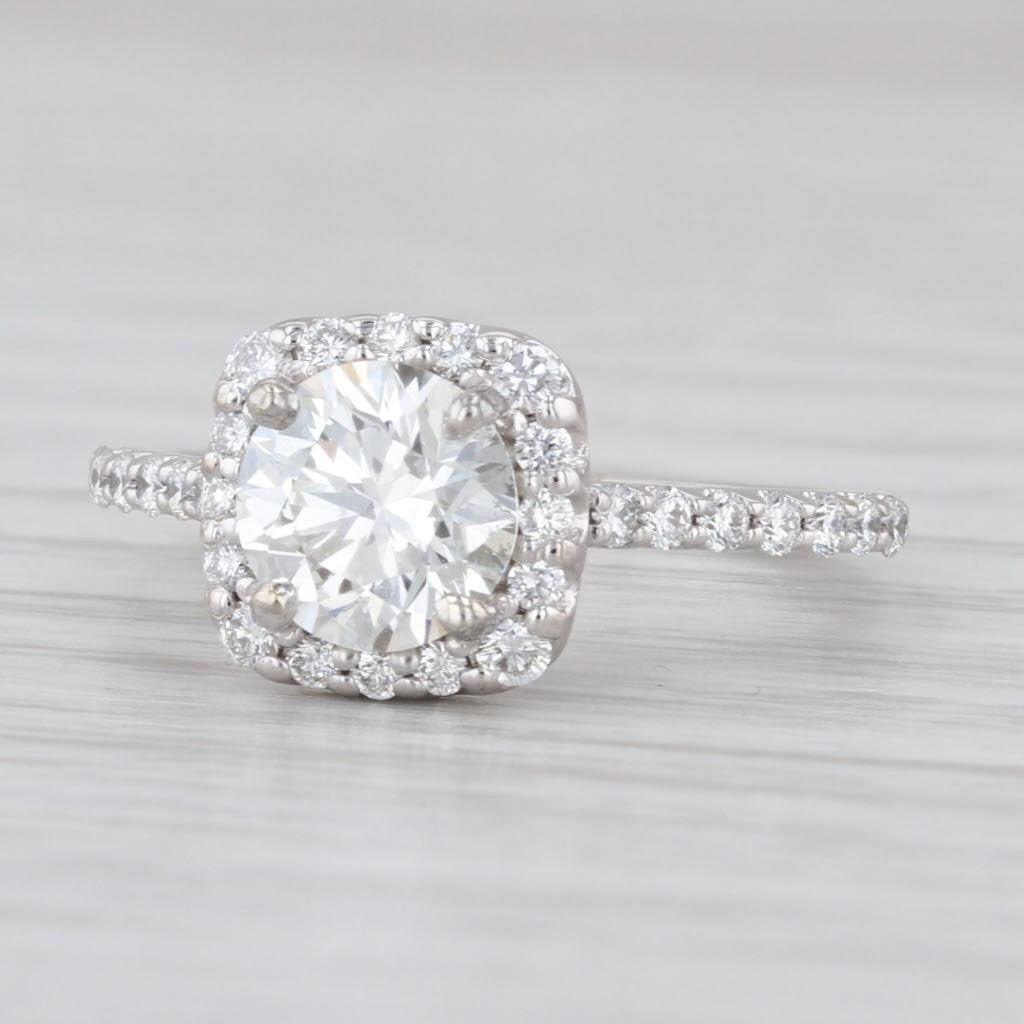 1.69ct Round Brilliant Diamond Engagement Ring — GIA Certified, 18k White Gold