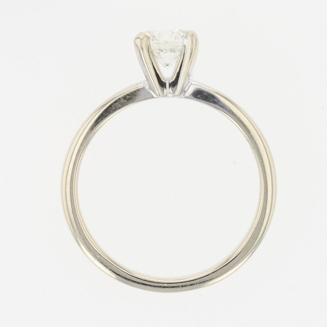 0.72ct Round Brilliant Diamond Engagement Ring — GIA Certified, Platinum