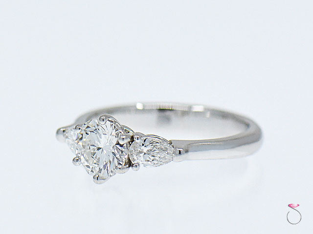 0.86ct Round Brilliant Hearts & Arrows Diamond Ring — GIA Certified, 14k Gold
