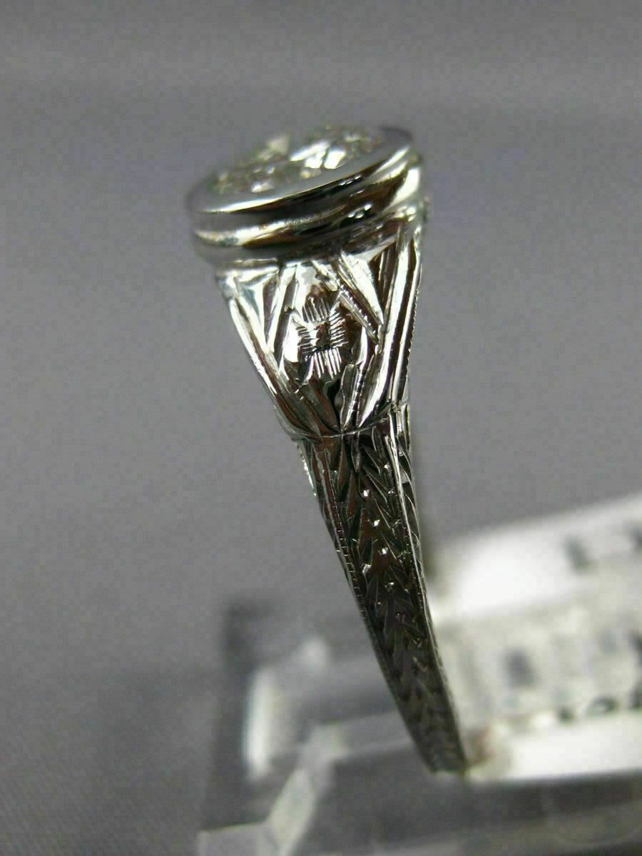 0.90ct Old Mine Cut Diamond Art Deco Ring — GIA Certified, Platinum
