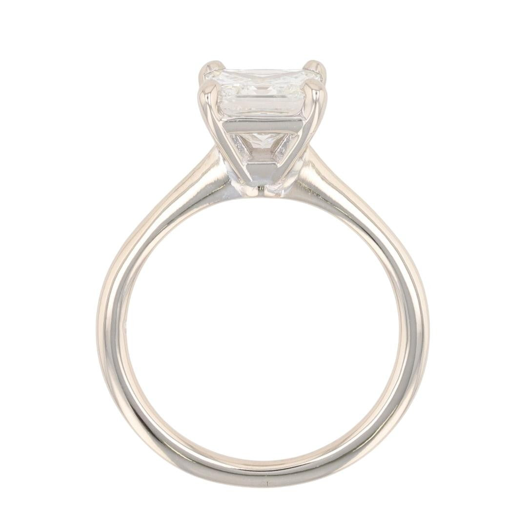 1.54ct Princess Diamond Solitaire Ring — GIA Certified, 14k White Gold
