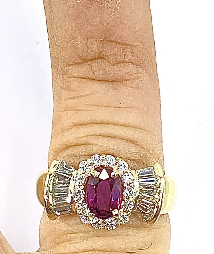 1.7ct Oval Diamond Engagement Ring — GIA Certified, 18k Gold