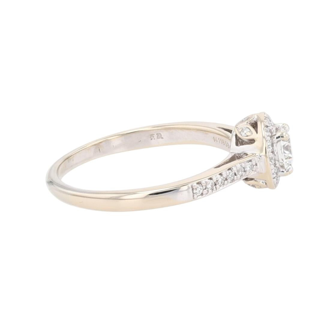 0.60ct Round Brilliant Lab Grown Diamond Ring — GIA Certified, 18k Yellow Gold