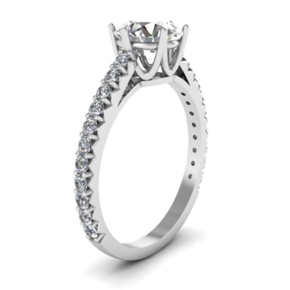 0.83ct Round Brilliant Diamond Art Deco Ring — GIA Certified, Platinum