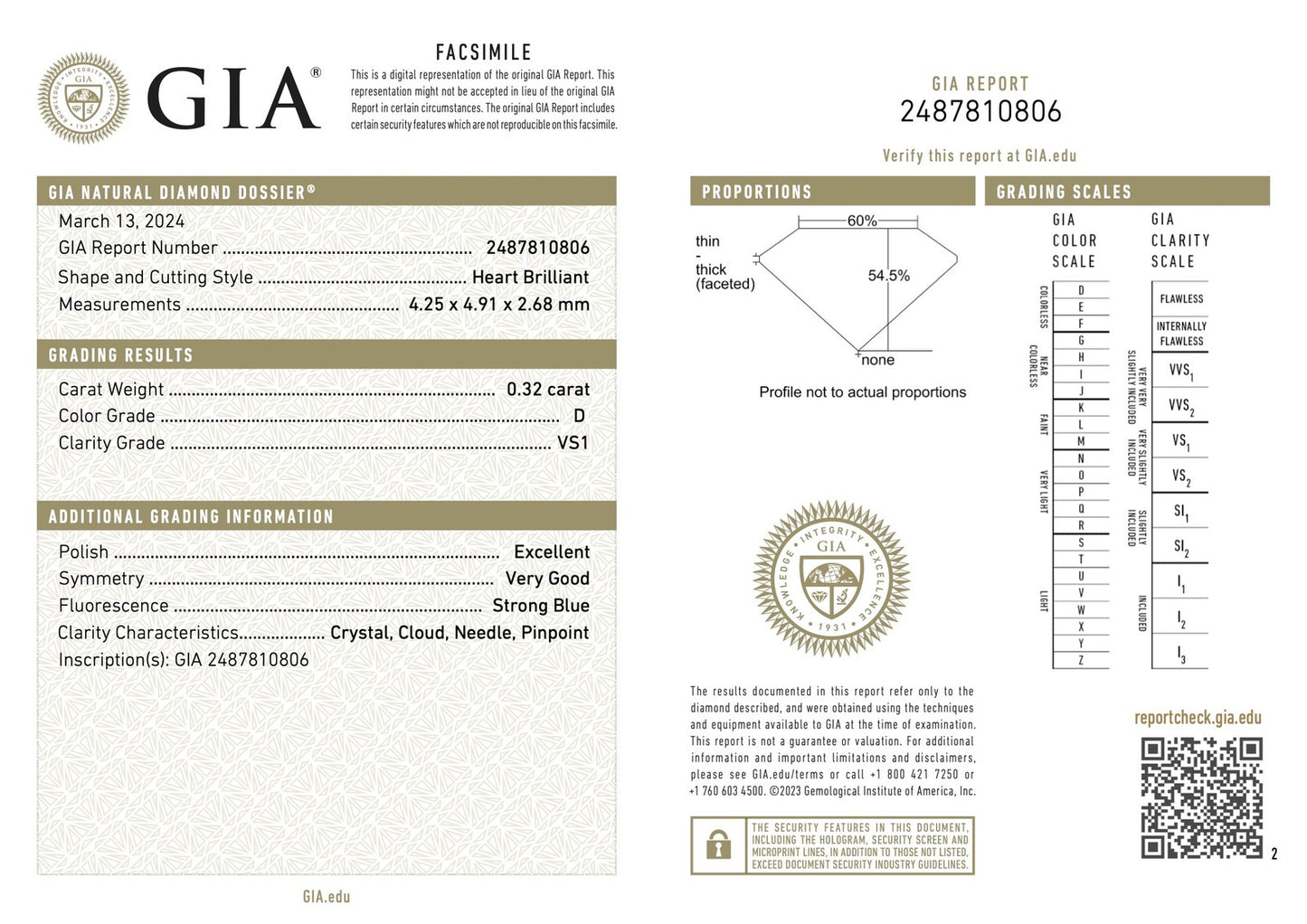 0.45ct Heart Diamond Engagement Ring with Accents — GIA Certified, 18k Rose Gold