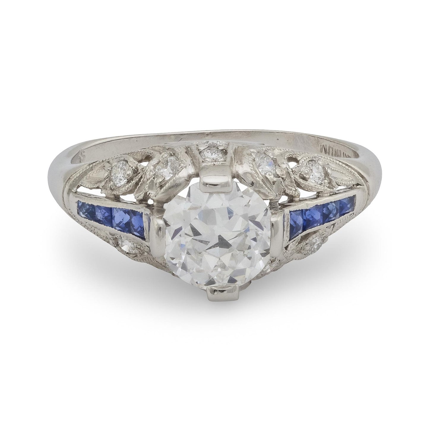 0.98ct Marquise Diamond Engagement Ring — GIA Certified, Platinum