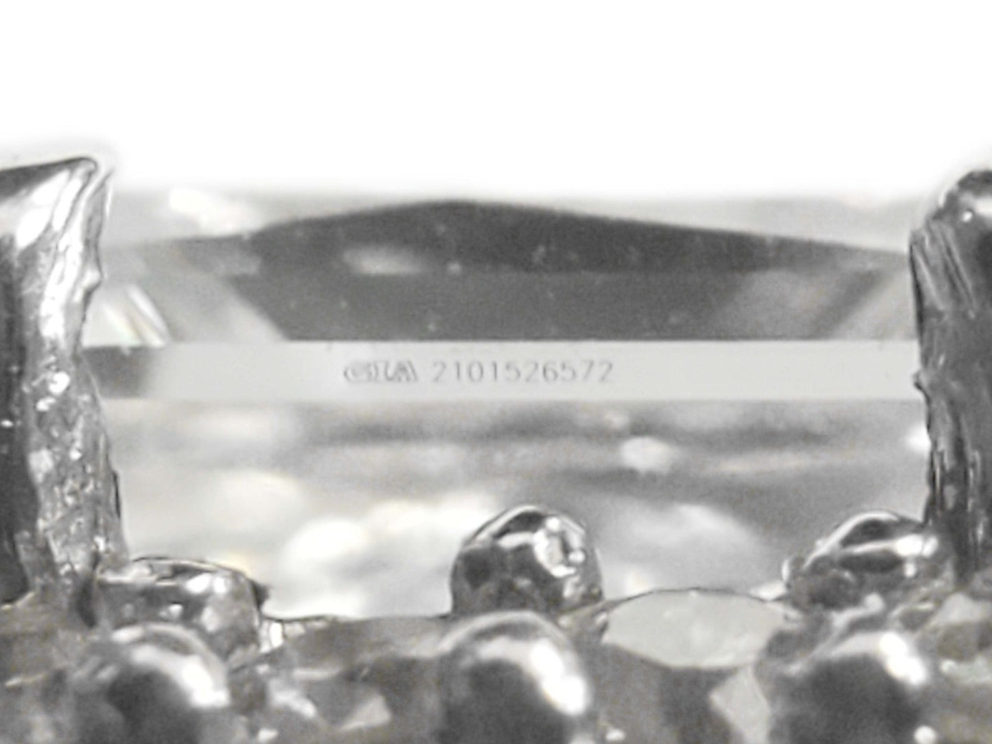 0.96ct Princess Cut Diamond Halo Ring — GIA Certified, 14k White Gold