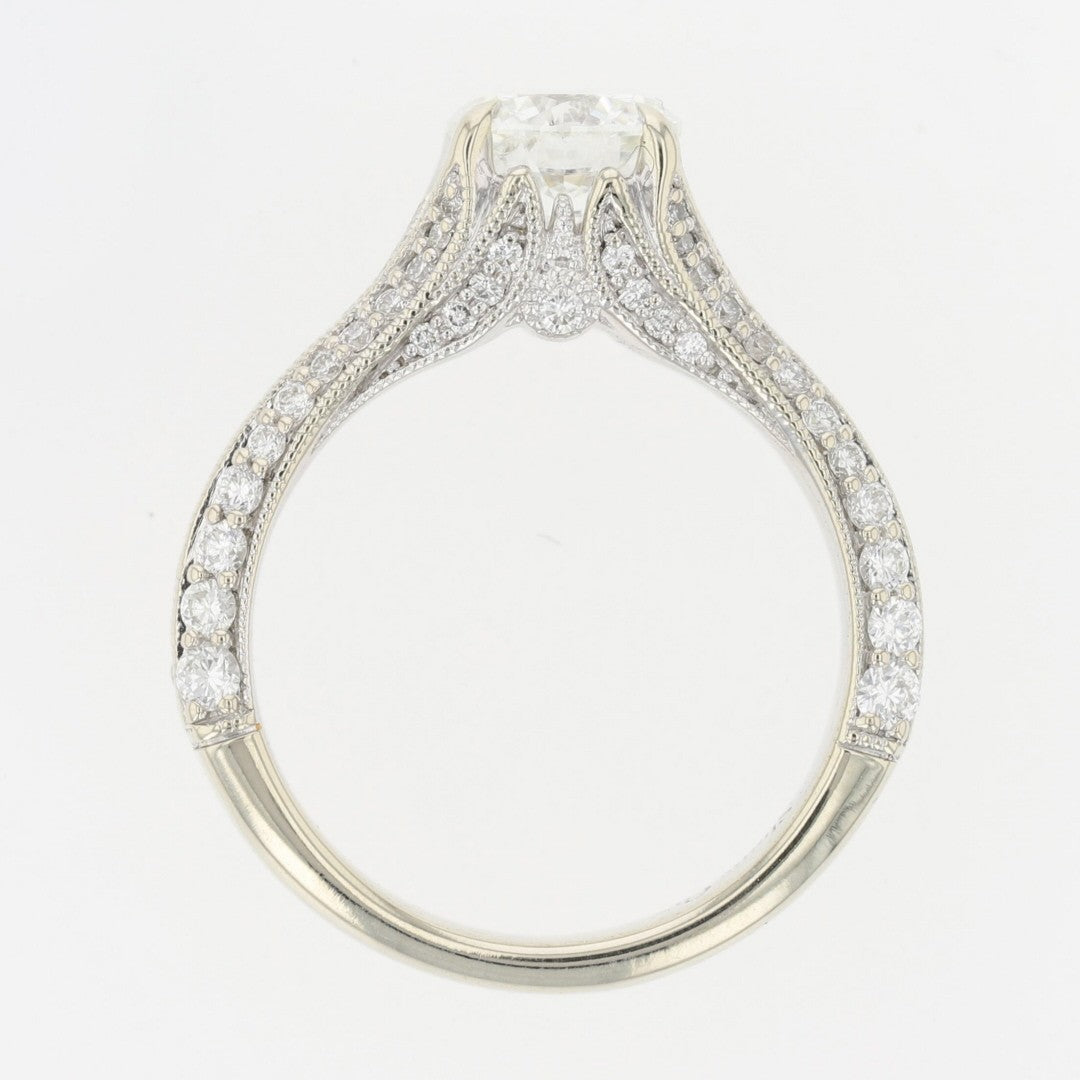 1.22ct Round Brilliant Diamond Engagement Ring — GIA Certified, 14k White Gold