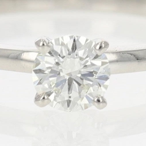 0.34ct Round Brilliant Diamond Row Band Ring — GIA Certified, 14k White Gold