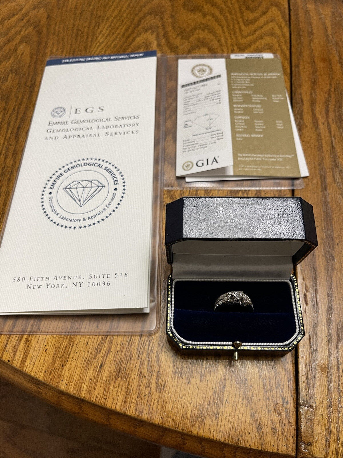 0.50ct Heart Brilliant Diamond Wedding Ring — GIA Certified, 14k White Gold