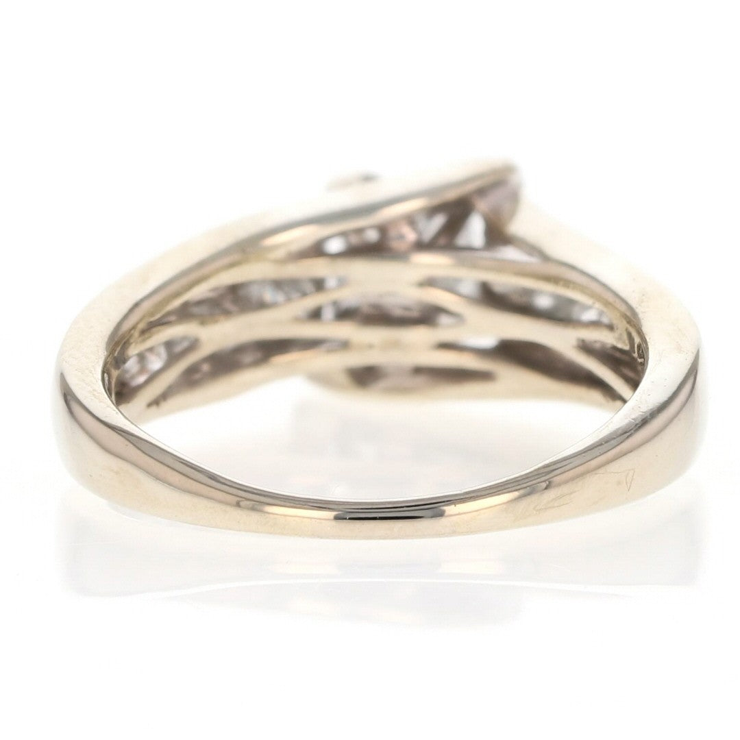0.72ct Cushion Modified Brilliant Diamond Solitaire Ring — GIA Certified, 14k White Gold
