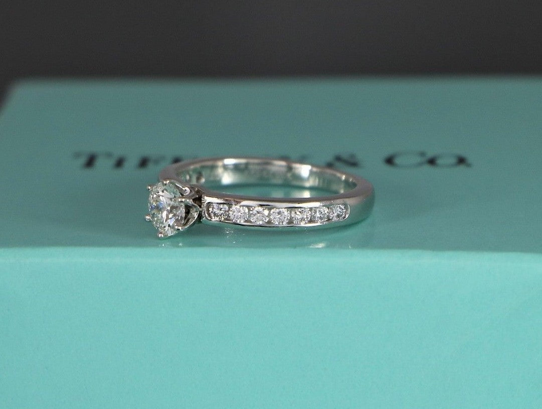 0.31ct Round Brilliant Diamond Engagement Ring — GIA Certified, Platinum