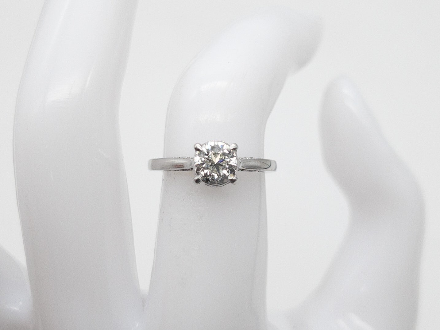 1.25ct Old European Cut Diamond Engagement Ring — GIA Certified, Platinum