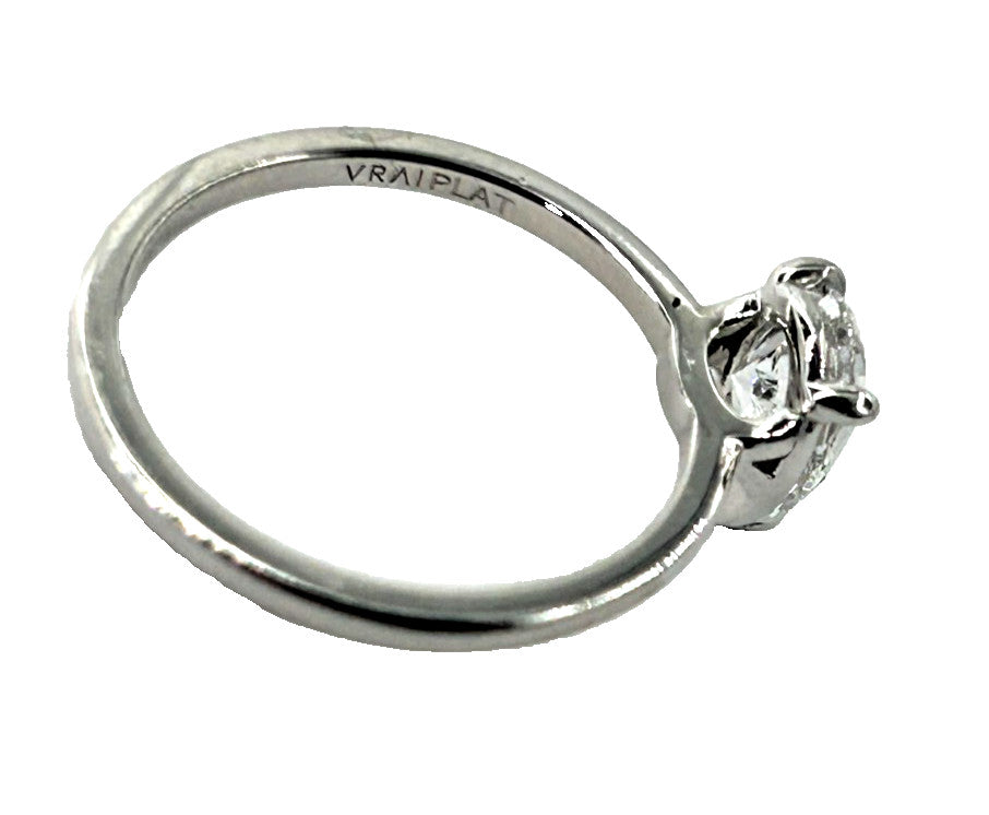 1.29ct Pear Brilliant Diamond Solitaire Ring — GIA Certified, Platinum