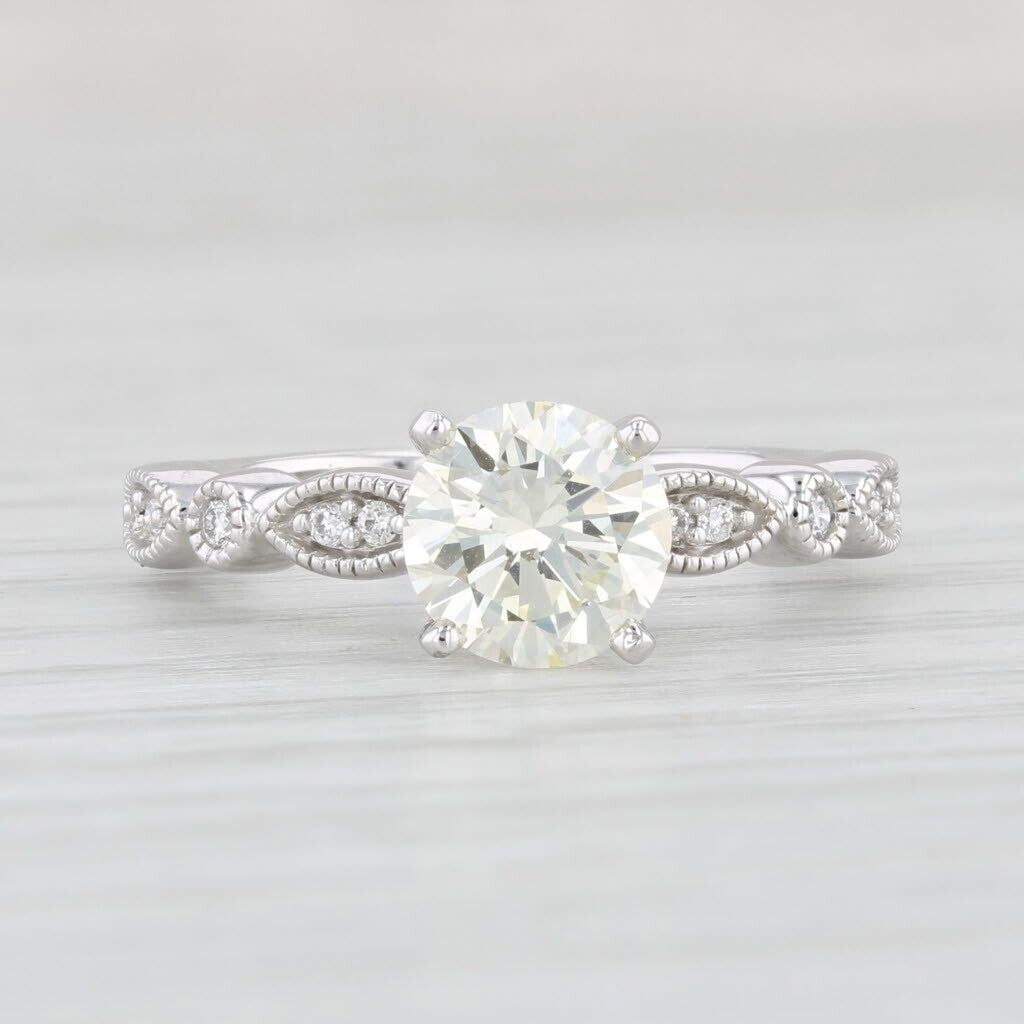 1.25ct Old European Cut Diamond Engagement Ring — GIA Certified, Platinum