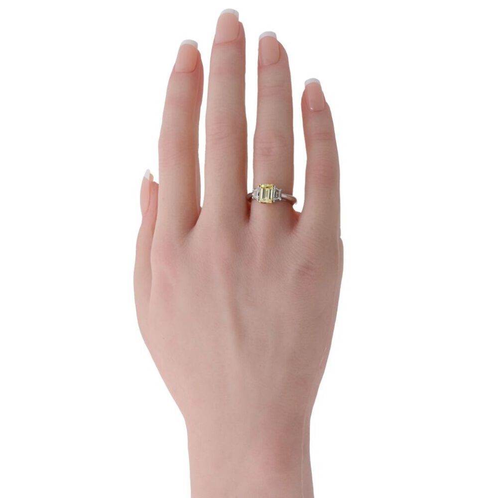 1.32ct Radiant Diamond Engagement Ring — GIA Certified, 14k White Gold