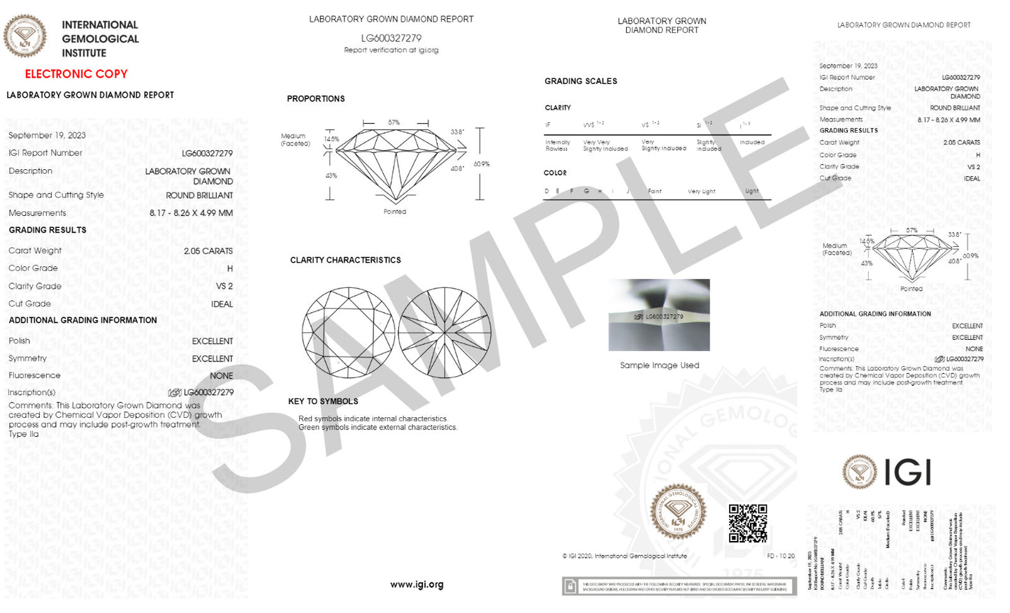 0.60ct Round Brilliant Lab Grown Diamond Ring — GIA Certified, 18k Yellow Gold