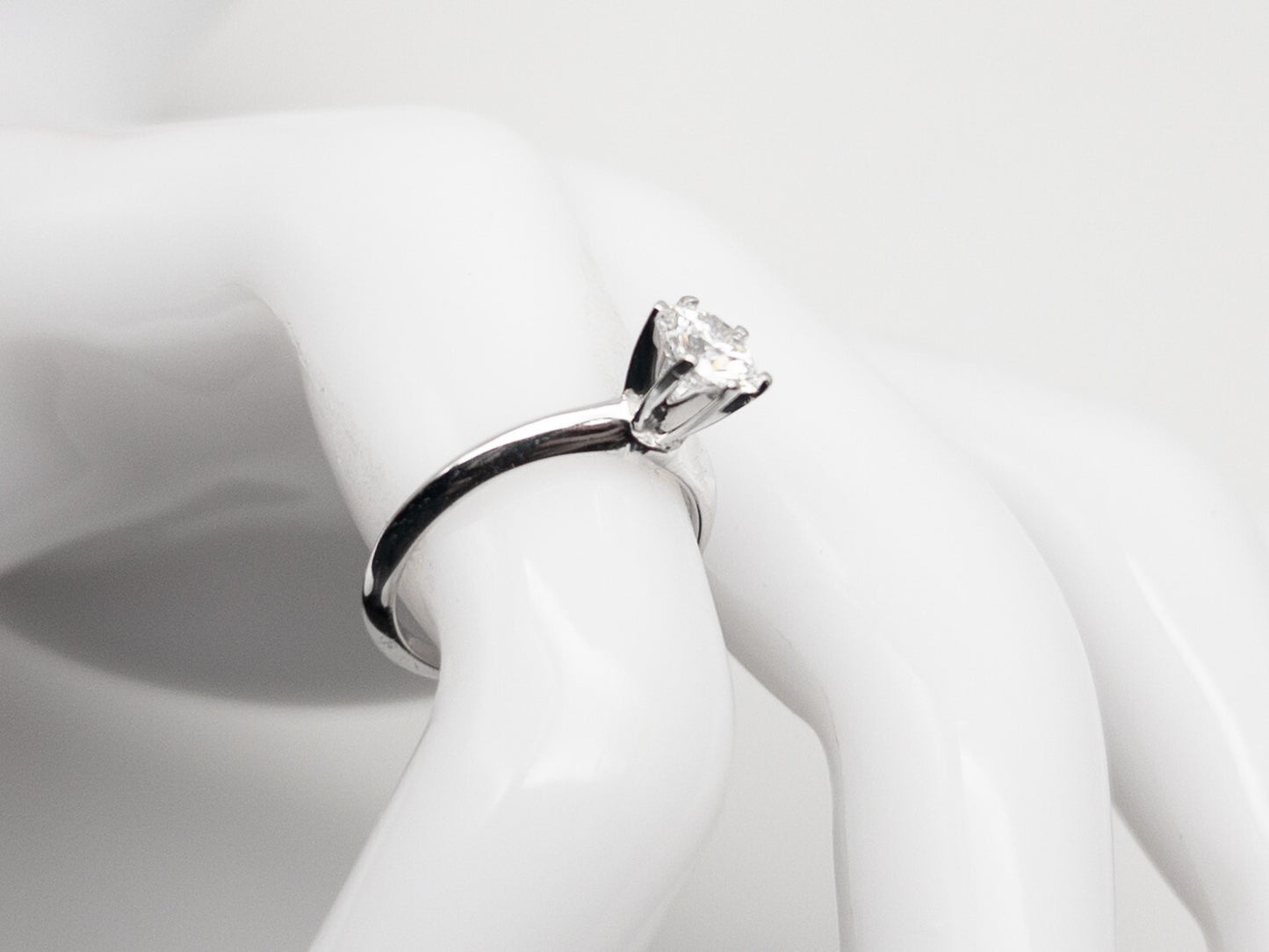 0.75ct Round Brilliant Diamond Wedding Ring — GIA Certified, Platinum