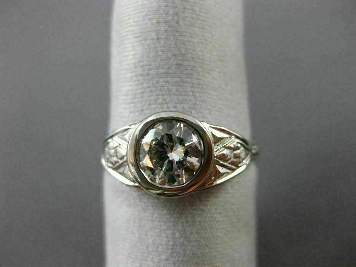 0.90ct Old Mine Cut Diamond Art Deco Ring — GIA Certified, Platinum