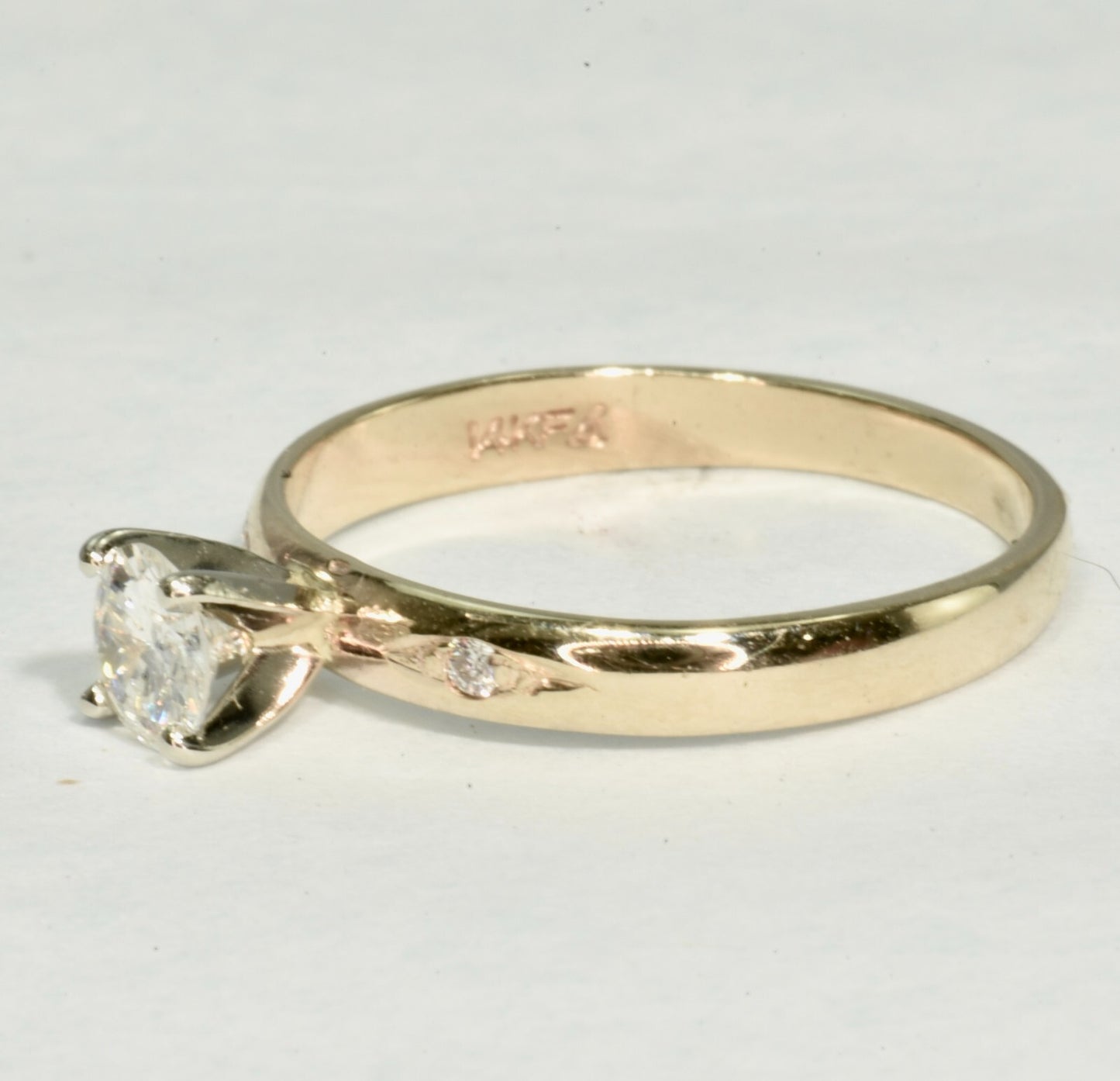 0.39ct Round Brilliant Diamond Ring — GIA Certified, 14k Gold