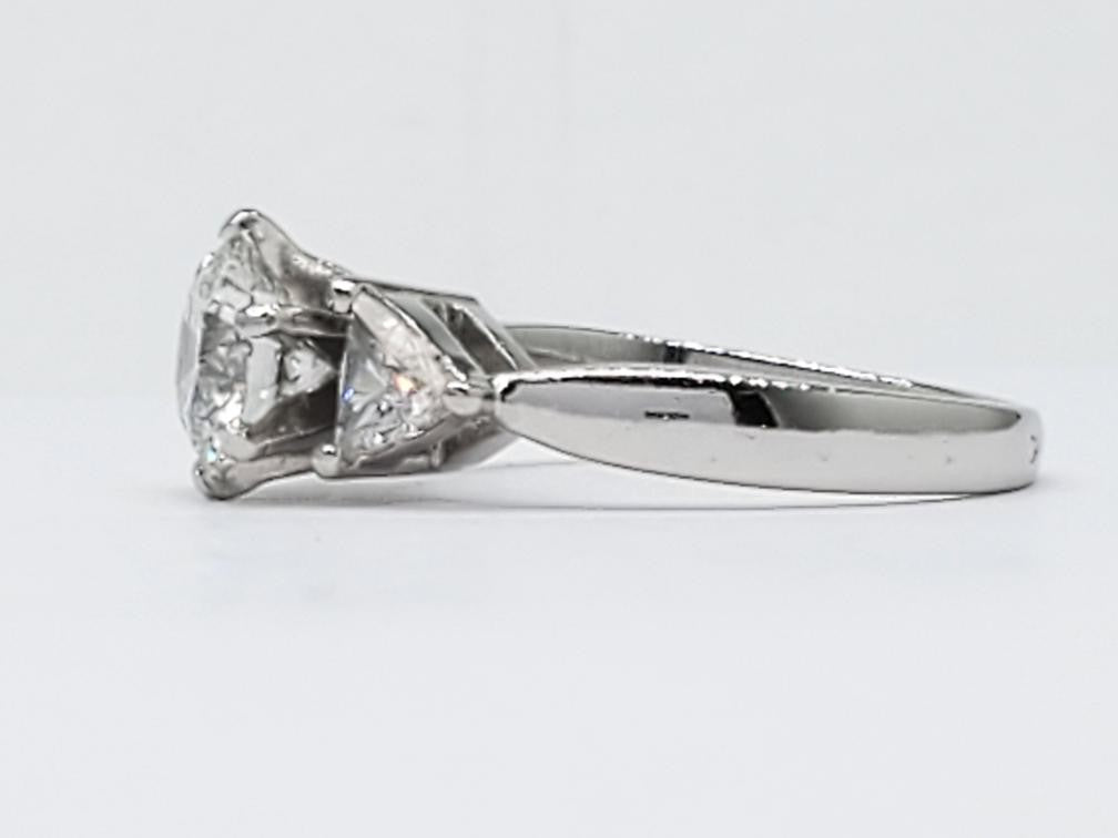 1.20ct Round Brilliant Diamond Engagement Ring — GIA Certified, Platinum