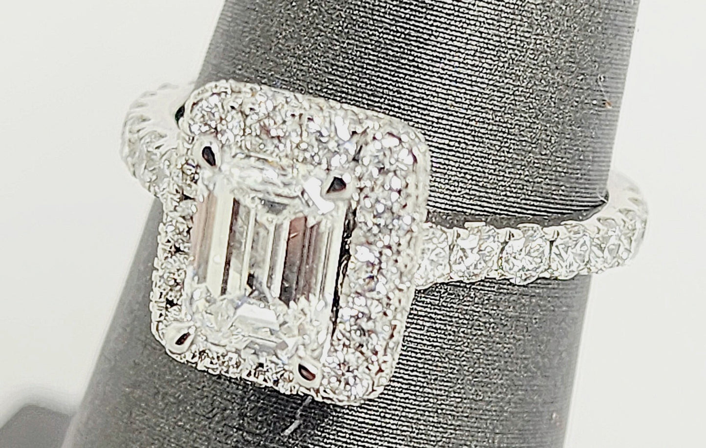 1.08ct Old Mine Cut Diamond Engagement Ring — GIA Certified, Platinum