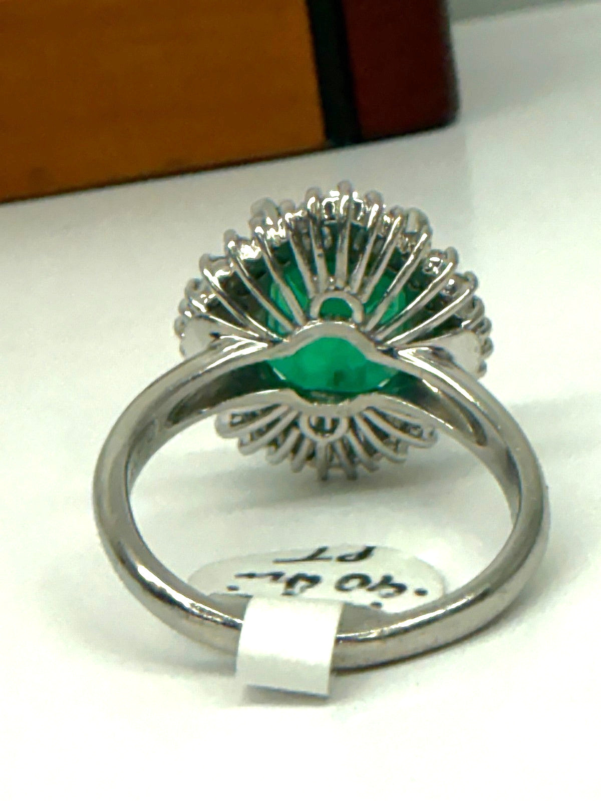 4.84ct Octagonal Emerald Diamond Ring — GIA Certified, Platinum