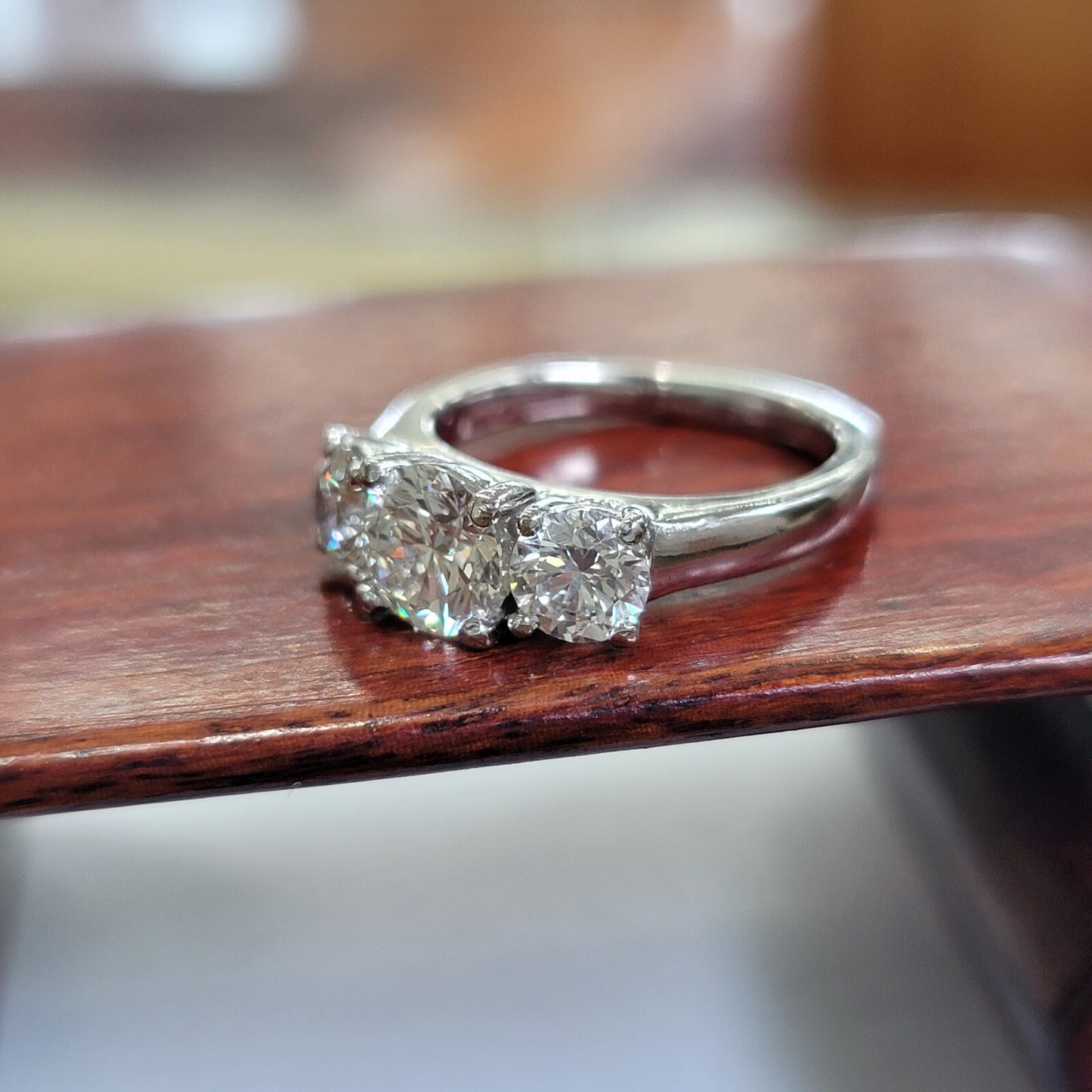 1.07ct Round Brilliant Diamond Ring — GIA Certified, Platinum