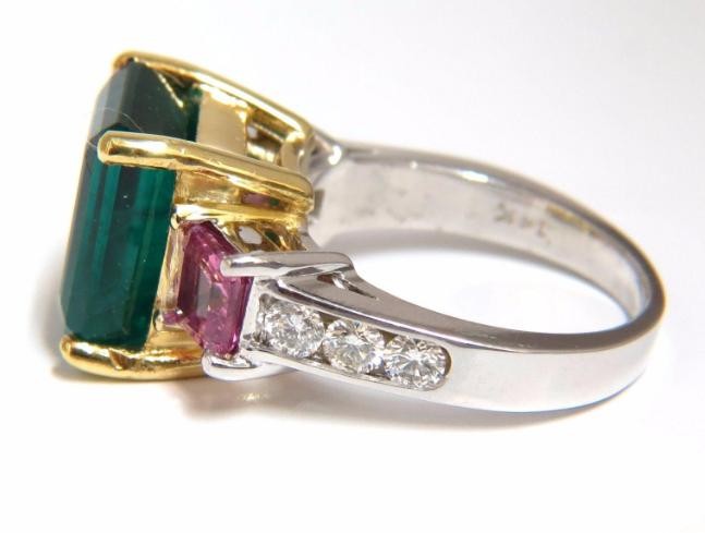 6.73ct Emerald Cut Lab Diamond Ring — GIA Certified, 14k White Gold