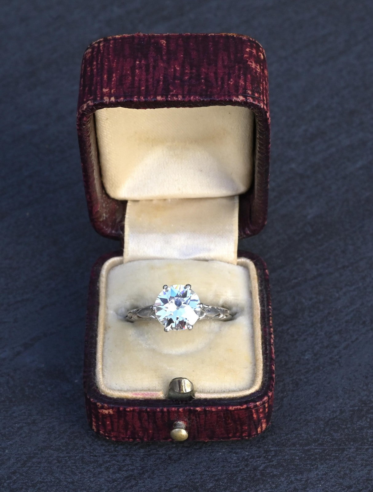 1.60ct Round Brilliant Three-Stone Diamond Ring — GIA Certified, Platinum