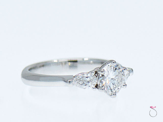 0.86ct Round Brilliant Hearts & Arrows Diamond Ring — GIA Certified, 14k Gold