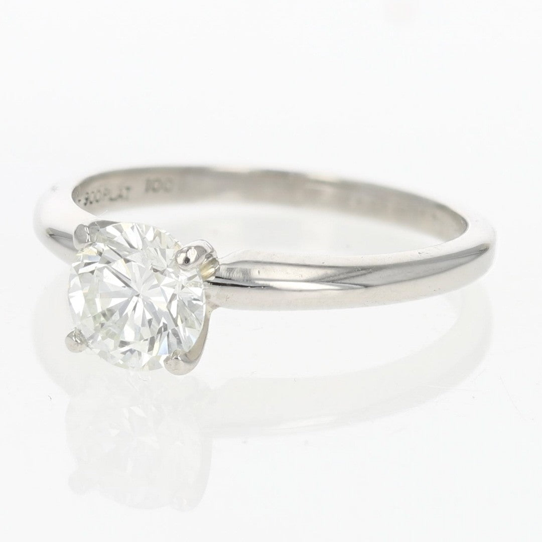 1.01ct Round Brilliant Diamond Solitaire Ring — GIA Certified, Platinum