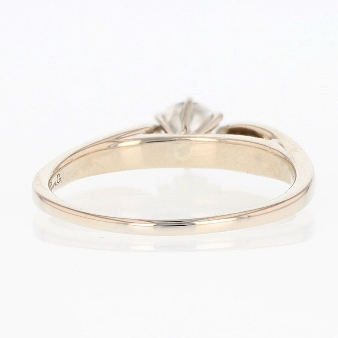 0.51ct Round Brilliant Diamond Solitaire Ring — GIA Certified, 14k White Gold